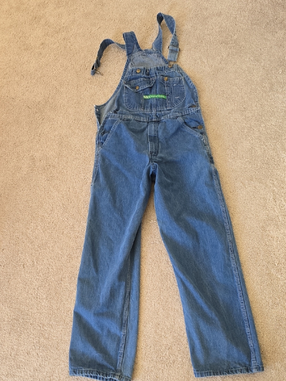 Classic Blue Denim Overalls, Key